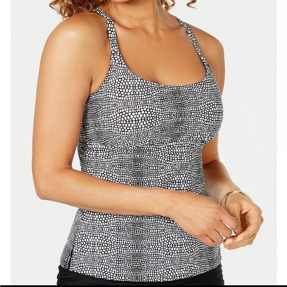 Island Escape Reeves Palisades Strappy Back Tankini Top